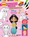 Cuori e corone. Principesse Disney. Cute stickers. Mini staccattacca e colora. Ediz. illustrata