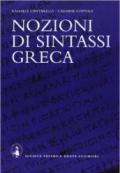 Nozioni di sintassi greca.