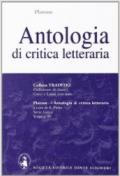 Antologia di critica letteraria. Per il Liceo classico
