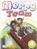 Merry team. Student's book-Activity book. Per la 4ª classe elementare. Con CD Audio. Con DVD-ROM