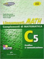 Lineamenti.math verde. Ediz. riforma. C5: Grafica e comunicazione. Per le Scuole superiori. Con espansione online