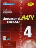 Lineamenti.math rosso. Ediz. riforma. Con e-book. Con espansione online. Vol. 4