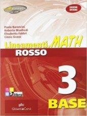 Lineamenti.math rosso. Ediz. riforma. Per le Scuole superiori. Con espansione online vol.3