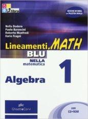 Lineamenti.math blu. Algebra. Con prove INVALSI. Per le Scuole superiori. Con CD-ROM. Con espansione online