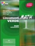 Lineamenti.math verde. Algebra. Con prove INVALSI. Per le Scuole superiori. Con espansione online: LINEAM.MATH VER.ALG.1+INV +CD