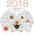 Cani coloring. Calendario da muro 2018
