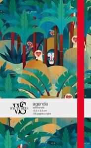 Agenda White Star 2021, 12 mesi Giungla - 15,5x9,5 cm