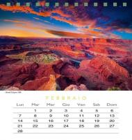 Viaggi da sogno. Calendario da tavolo 2022