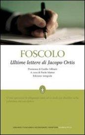 Ultime lettere di Jacopo Ortis (eNewton Classici)