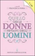 Quello che le donne pensano degli uomini