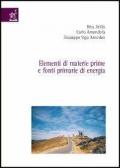 Elementi di materie prime e fonti primarie di energia