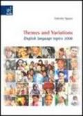 Themes and variations. English language topics 2006