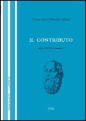 Il contributo (2006): 3