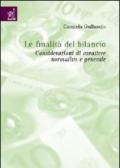 Le finalità del bilancio. Considerazioni di carattere generale e normativo