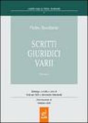 Pietro Bonfante. Scritti giuridici varii: 1