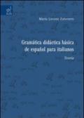 Gramática didáctica básica de español para italianos. Teoría