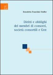 Diritti e obblighi dei membri di consorzi, società consortili e GEIE