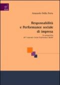 Responsabilità e performance sociale d'impresa. La prospettiva del Corporate Social Performance Model
