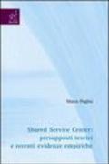 Shared service center: presupposti teorici e recenti evidenze empiriche