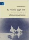 La retorica degli inizi: costanti tematiche e funzionali nei proemi al primo e all'ultimo libro dell'Institutio oratoria di Quintiliano