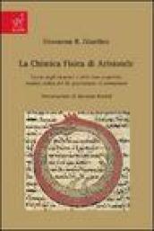 La chimica fisica di Aristotele. Teoria degli elementi e delle loro proprietà. Analisi critica del De generatione et corruptione