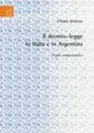 Il decreto legge in Italia e in Argentina. Profili comparatistici