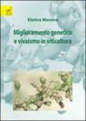 Miglioramento genetico e vivaismo in viticoltura