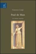 Paul de Man. La lettura retorica