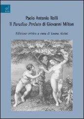 Paolo Antonio Rolli. Il Paradiso perduto di Giovanni Milton