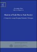 Elasticity of trade flow to trade barriers. A comparison among emerging estimation techniques