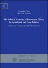 The political economy of instrument choice in agricultural and food policies. Theory and evidence from OECD countries