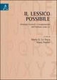 Il lessico possibile. Strategie lessicali e insegnamento dell'italiano come L2