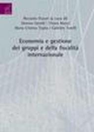 Economia e gestione dei gruppi e della fiscalità internazionale