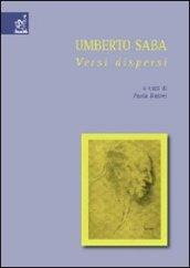 Umberto Saba: versi dispersi