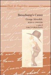 Beauchamp's Career. George Meredith. Testo e contesto