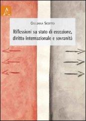 Riflessioni su stato di eccezione, diritto internazionale e sovranità