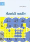 Materiali metallici