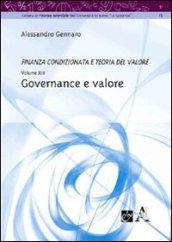 Governance e valore