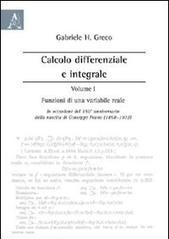 Calcolo differenziale e integrale vol.1