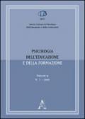 Psicologia dell'educazione e della formazione (2007): 3