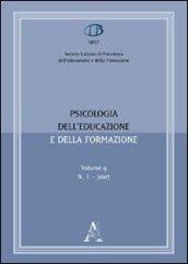 Psicologia dell'educazione e della formazione (2007): 3