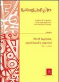 World englishes. Aspetti lessicali e geopolitici