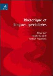 Rhétorique et langues spécialisées