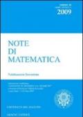 Note di matematica