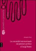 La comunità internazionale nel pensiero politico di Luigi Sturzo