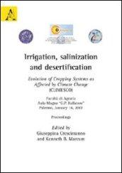 Irrigation, salinization and desertification. Evolution of cropping systems as affected by climate change (CLIMESCO)