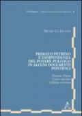 Primato Petrino e indipendenza del potere politico