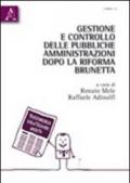 Gestione e controllo delle pubbliche amministrazioni dopo la riforma Brunetta