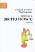 Compendio di diritto privato. In appendice codice civile