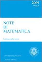 Note di matematica